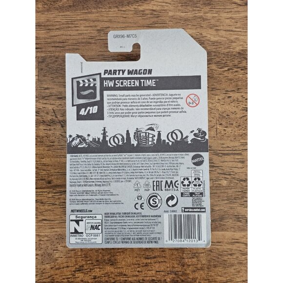 2021 Hot Wheels Teenage Mutant Ninja Turtles Party Van, Screen Time - Picture 2 of 6